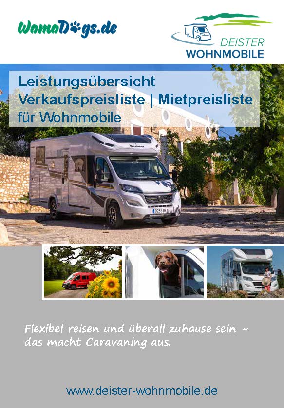 Deister Wohnmobile Leistungsübersicht