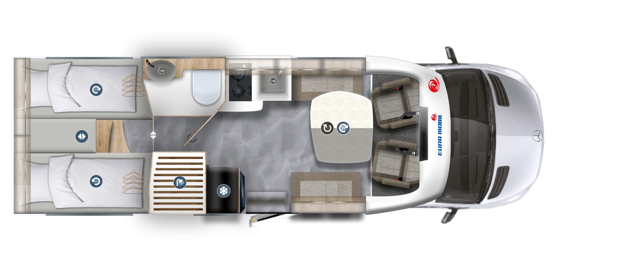 Eura Mobil Profila T auf Mercedes Benz PT 726 EF